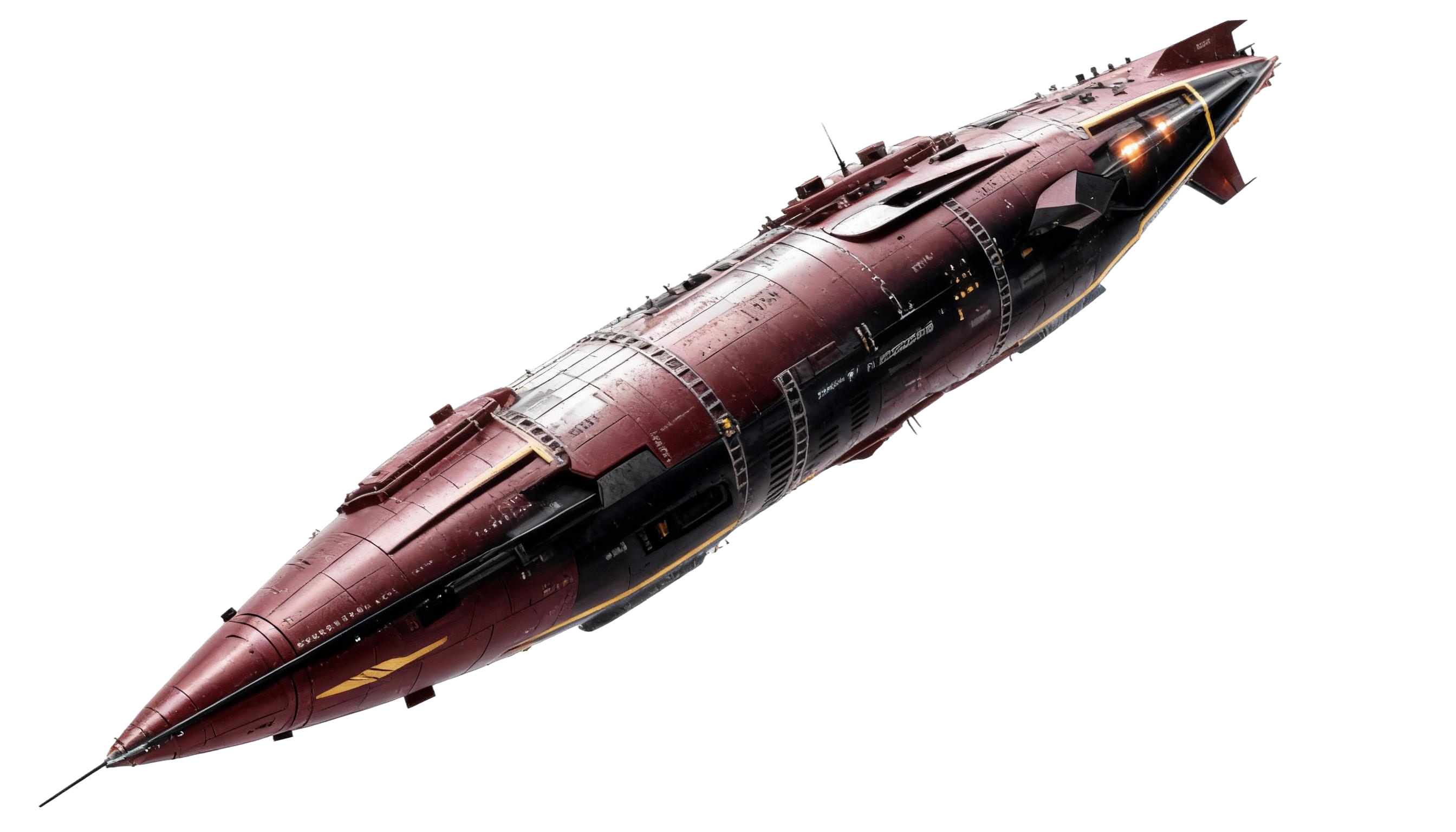 Dravessan Battleship side view