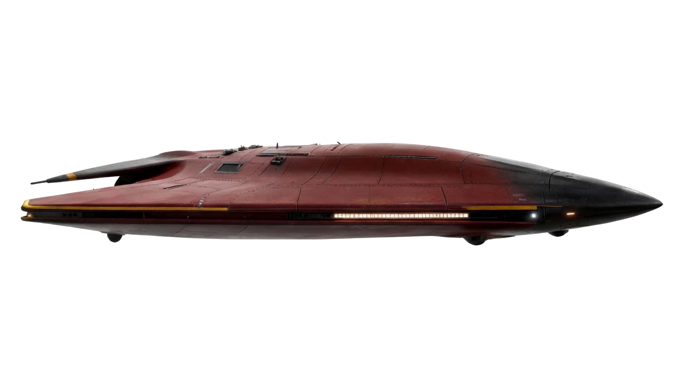 Wings of Karessi Interceptor side view