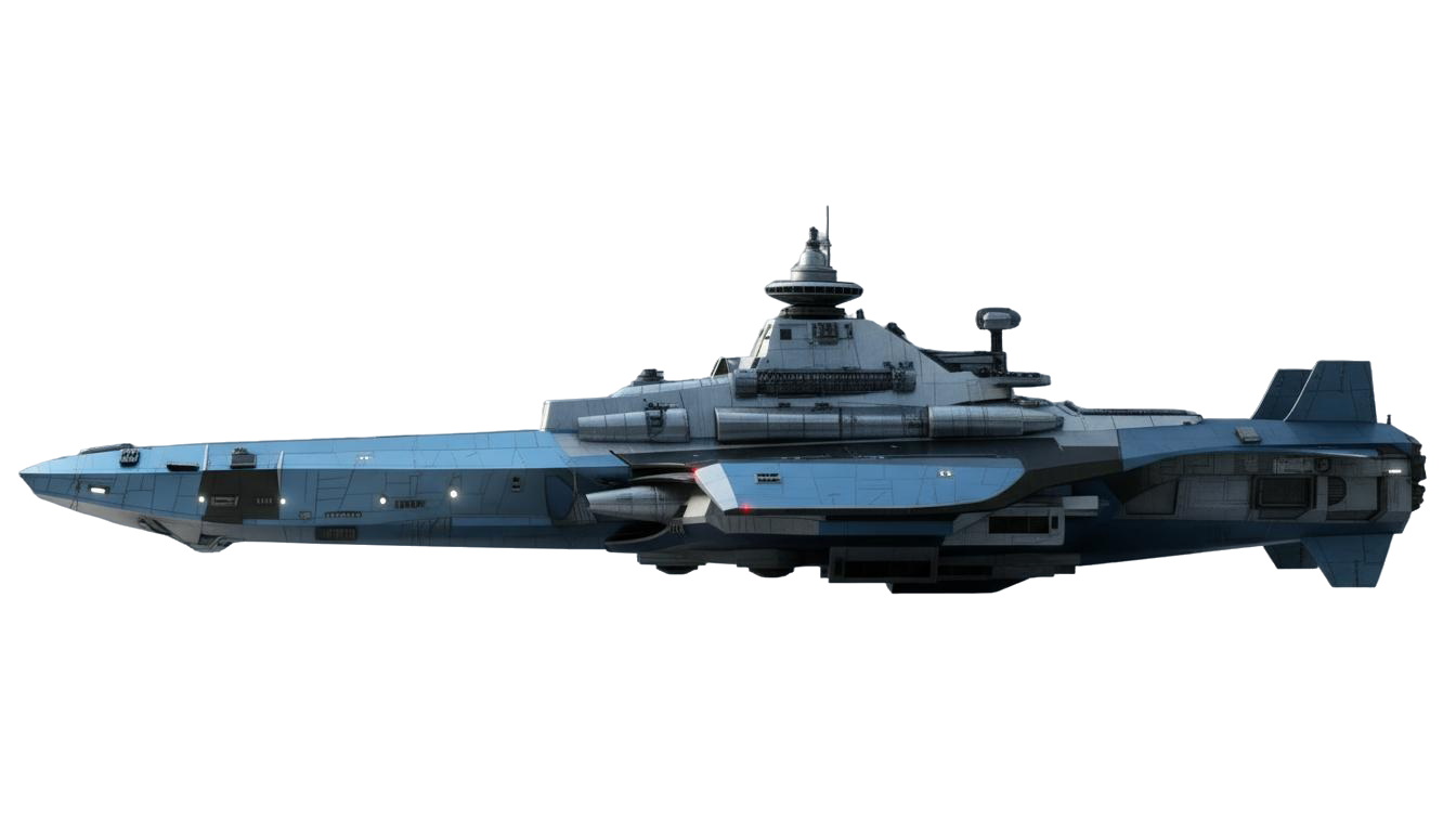 Ustinov-class Cruiser side view
