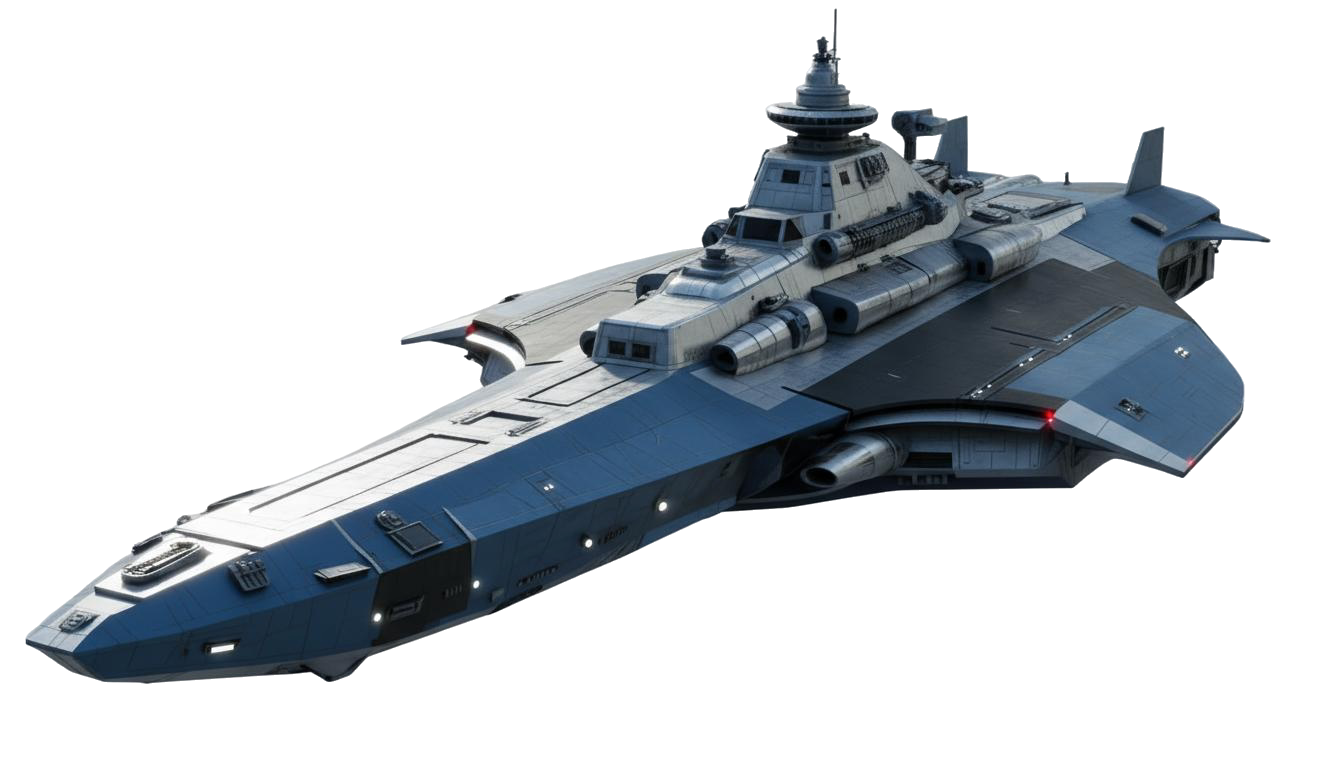 Ustinov-class Cruiser perspective view