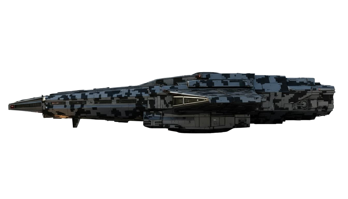 California-class Battleship side view