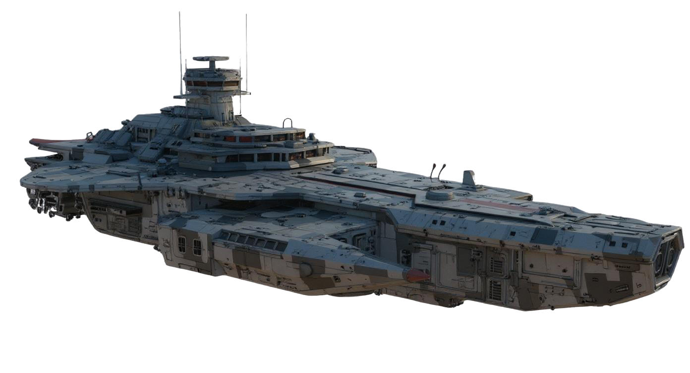 Florida-class Battleship perspective view