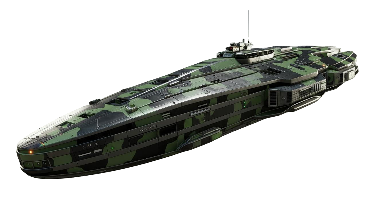 Rudgers-class Cruiser side view