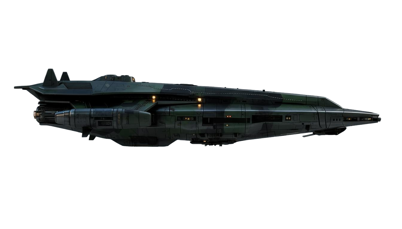 Sierra-class Assault Ship side view