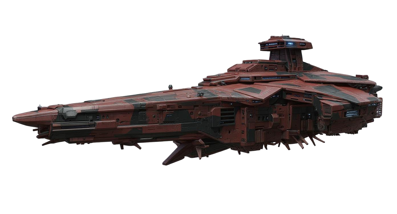 Texas-class Battleship side view