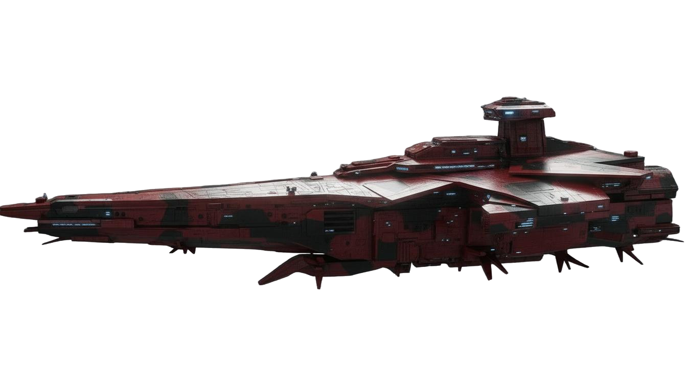 Texas-class Battleship perspective view